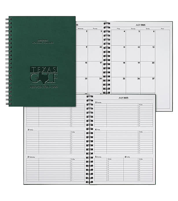 Castelli Debossed WireO Tucson Grande XL Spiral Academic Planner