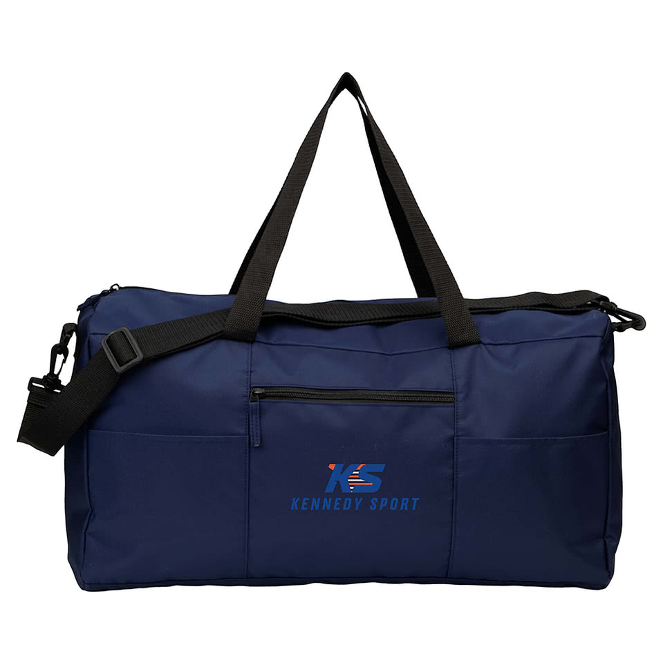 Full Color Packable Recycled Duffel Bag