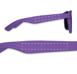 Solid Malibu Sunglasses - Color: Purple