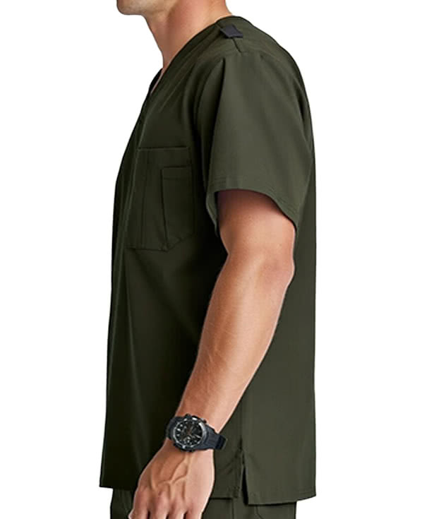 Skechers by Barco Structure Recycled V-Neck Scrub Top