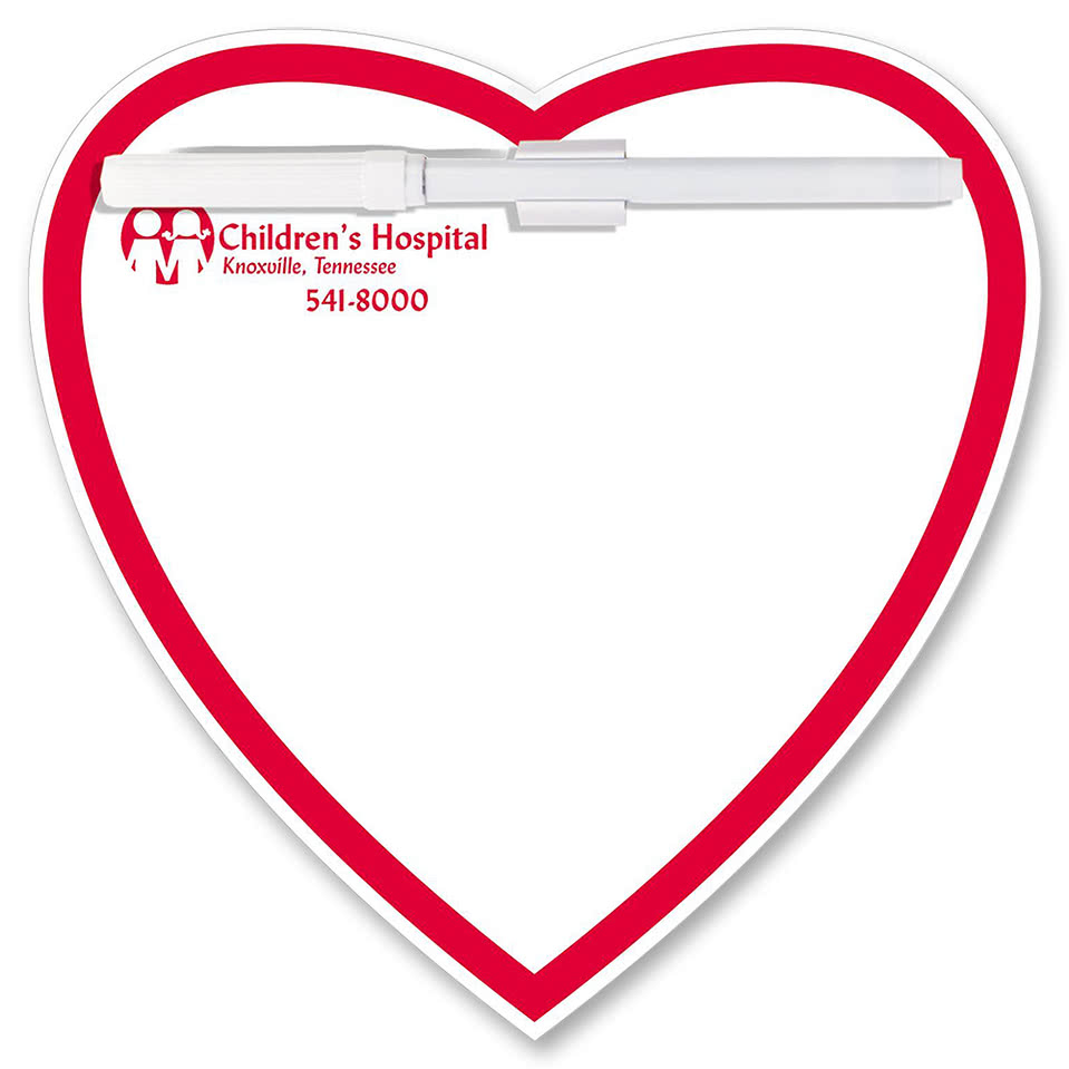 Memo Board Heart w/ Mag