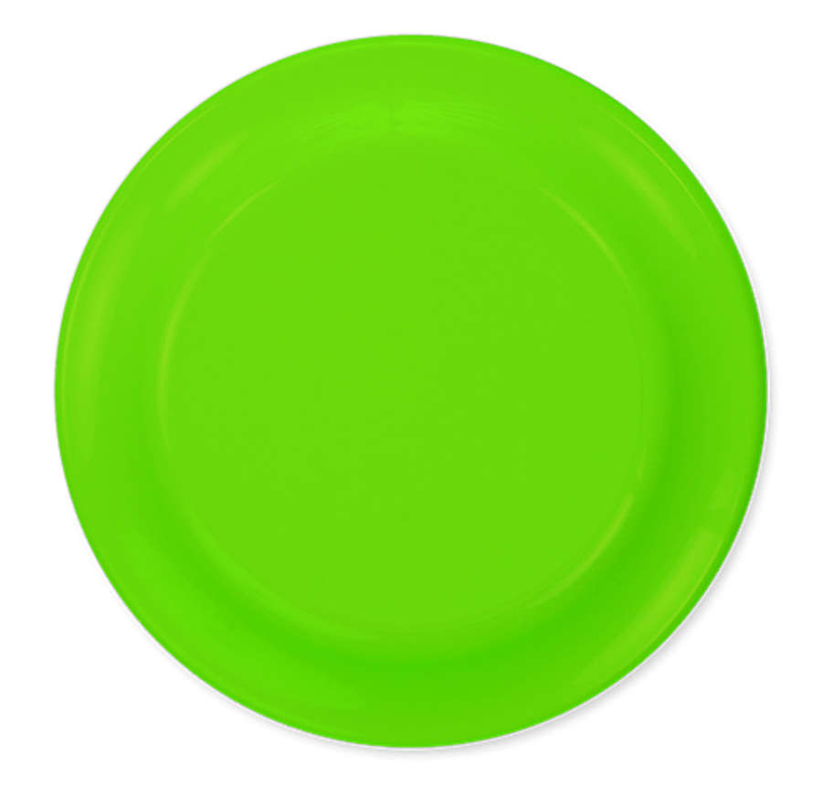 Solid Frisbees in Lime