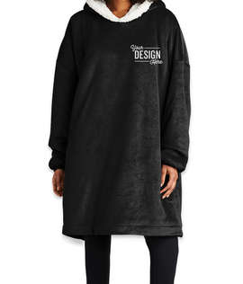 Port Authority Mountain Lodge Wearable Fleece Blanket - Color: Black