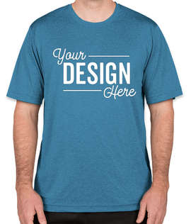 Sport-Tek Heather Contender Performance Shirt - Color: Blue Wake Heather