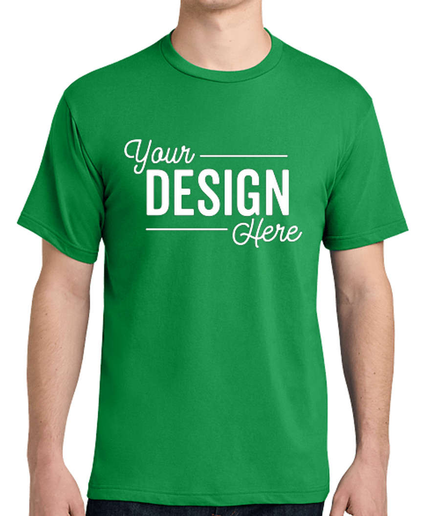 Next Level Ideal Jersey Crewneck T-shirt in Kelly Green