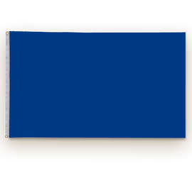 Full Color 3' x 5' Single Sided Nylon Flag - Color: Royal Blue