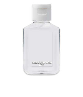 Full Color 2 oz. Squirt Hand Sanitizer - Color: Clear