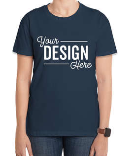 Next Level Women's Jersey Crewneck T-shirt - Color: Midnight Navy