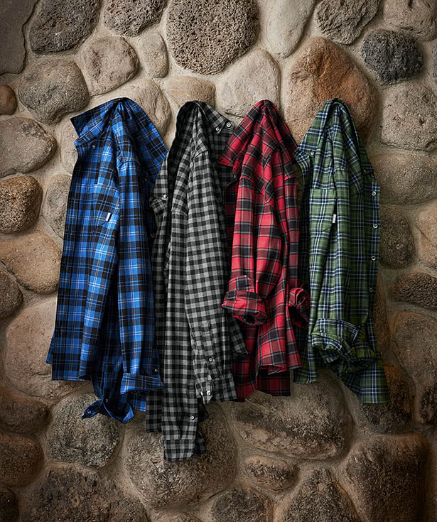 Eddie Bauer Favorite Plaid Flannel Long Sleeve Shirt