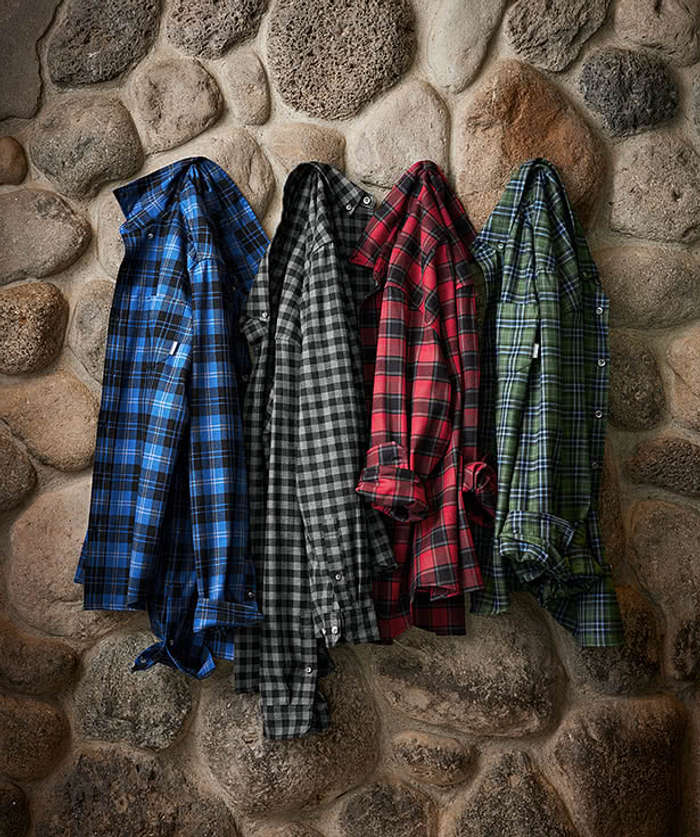 Eddie Bauer Favorite Plaid Flannel Long Sleeve Shirt