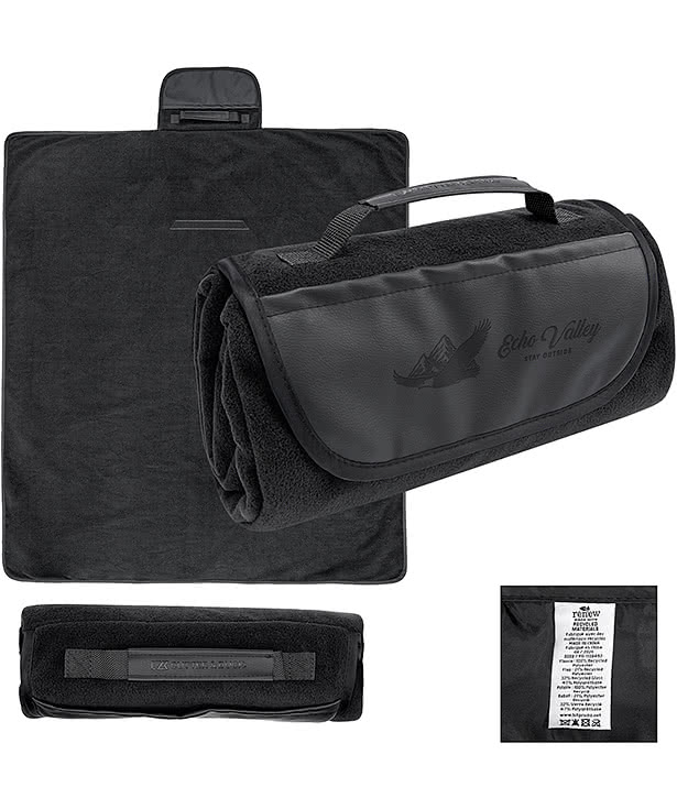 Cutter & Buck Recycled Roll-Up Picnic & Camping Blanket