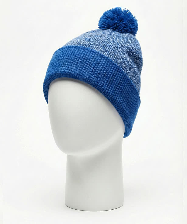 Sport-Tek Halftime Heather Pom Pom Beanie