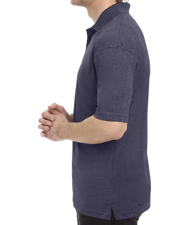 Blue Generation BLU-X-DRI Heathered Performance Polo - Printed