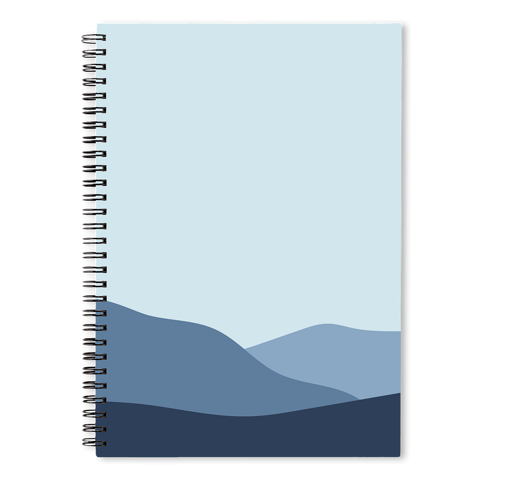 Mountainscape JournalBooks ® Spiral Notebook-default