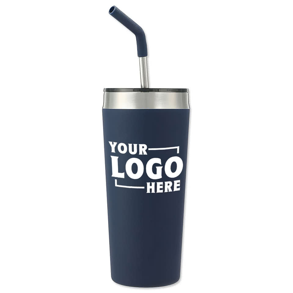 20 oz. Faye Stainless Steel Vacuum Insulated Tumbler with Straw