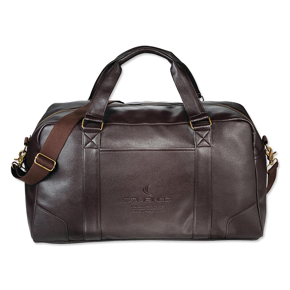 Debossed Oxford Executive Professional Weekender Duffel Bag