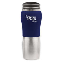 14 oz. Maui Two-Tone Stainless Steel Tumbler - Color: Blue
