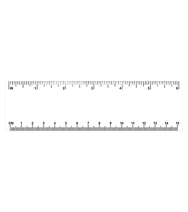 Plastic Ruler / Bookmark - 10 mil