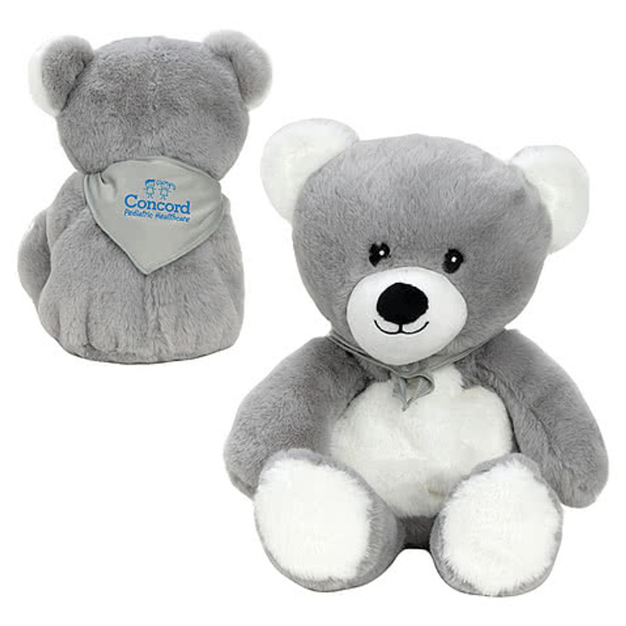 Full Color Comfort Pals Cuddle Bear Heat Therapy Plush Animal in Gray