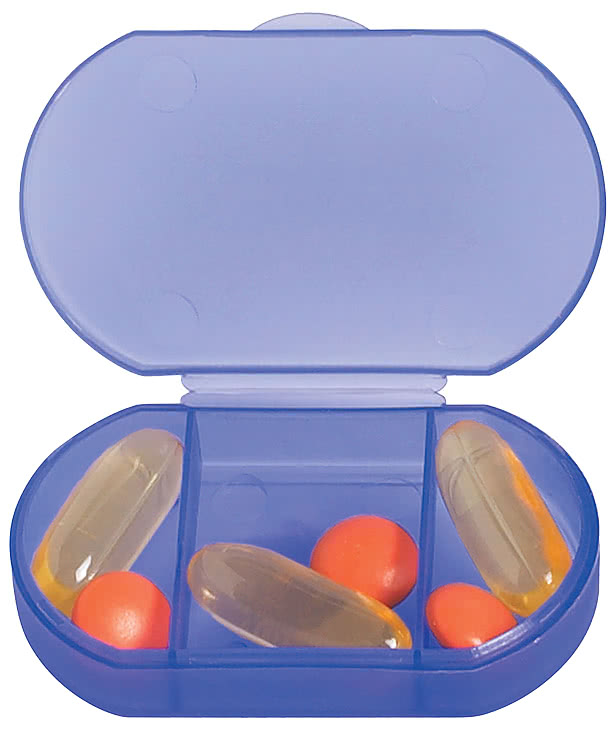 Oval Pill Holder