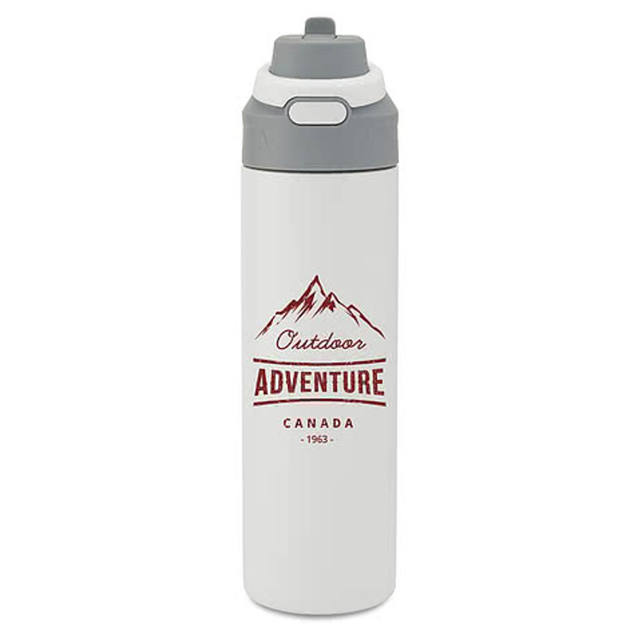 24 oz. Dahlia Recycled Stainless Steel Insulated Tumbler with Flip Straw