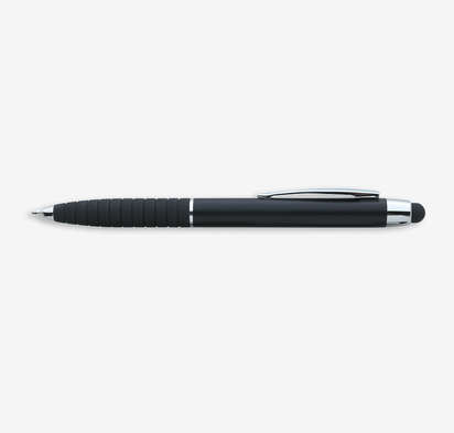 Metallic Cool Grip Stylus Pen (black ink)-default