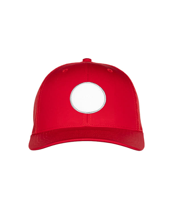 Richardson Snapback Trucker Hat - Circle Patch - Embroidered