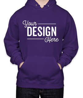 Jerzees Nublend 50/50 Pullover Hoodie - Color: Deep Purple