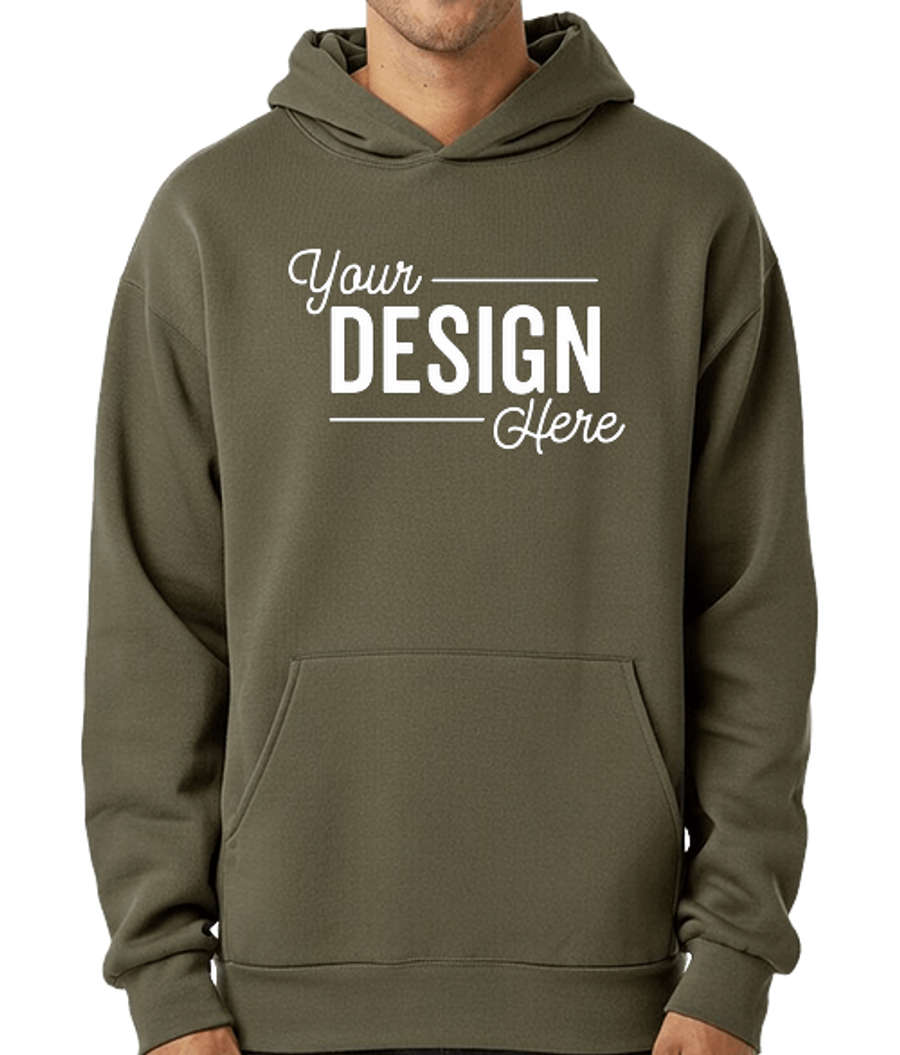 Independent Trading Avenue Midweight Pullover Hoodie in Olive