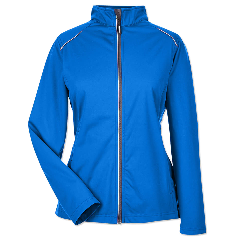Core 365 Women's Techno Lite Three-Layer Tech Shell Jacket - Embroidered