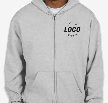 Custom Embroidered Champion Powerblend Midweight Zip Hoodie