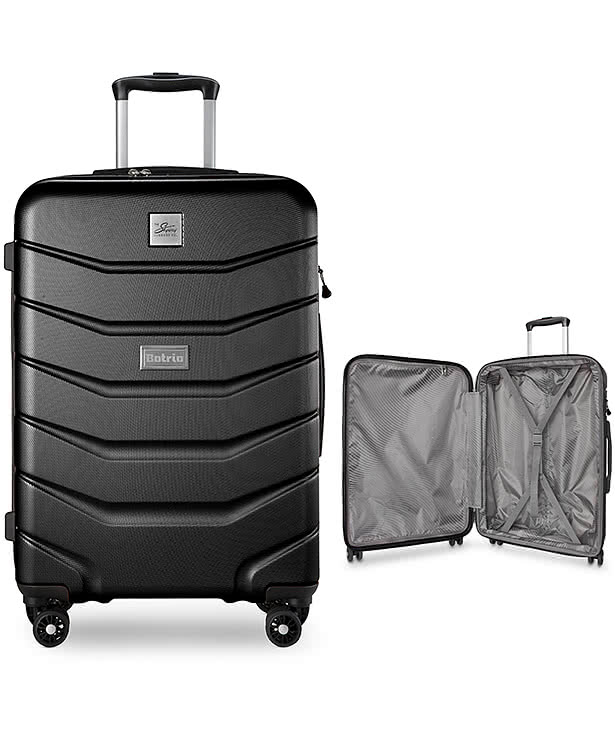 Laser Engraved Skyway Silverton 24" Hardside Check-In Expandable Suitcase