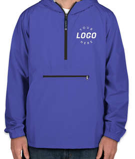 Charles River Pack-N-Go Hooded Packable Anorak - Screen Printed