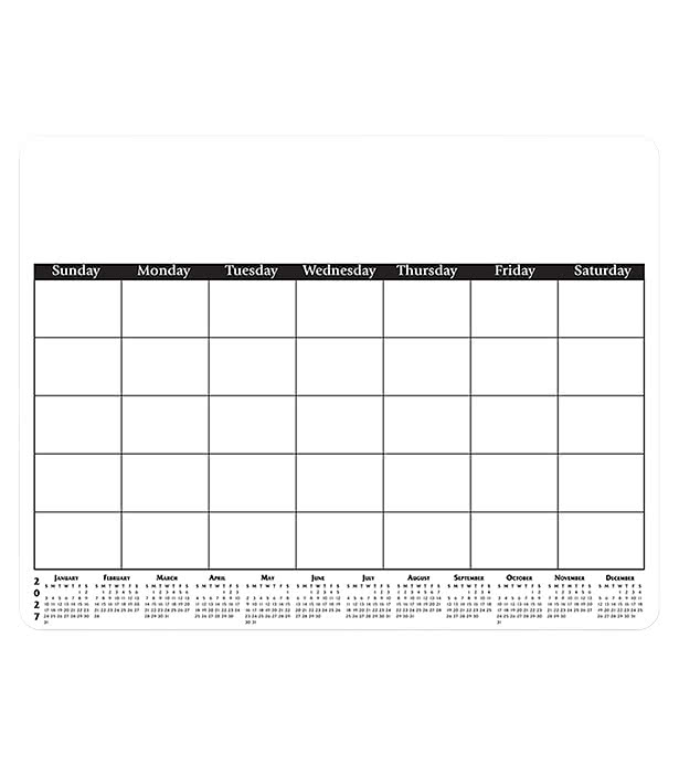 Memo Board Calendar w/ Rem Adh