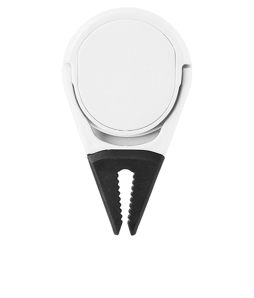 Vroom Car Vent Phone Holder in WHITE