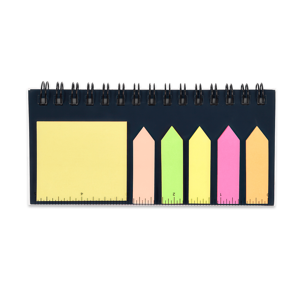 Multi-Use Mini Notebook and Sticky Notes Desk Set-default