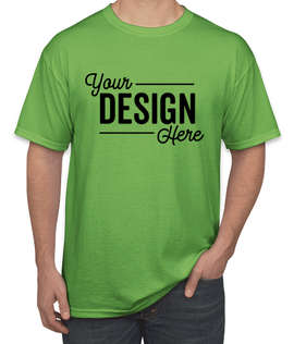 Canada - Gildan DryBlend 50/50 T-shirt - Color: Electric Green