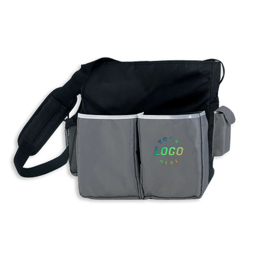 Full Color Tot Diaper Bag in Gray