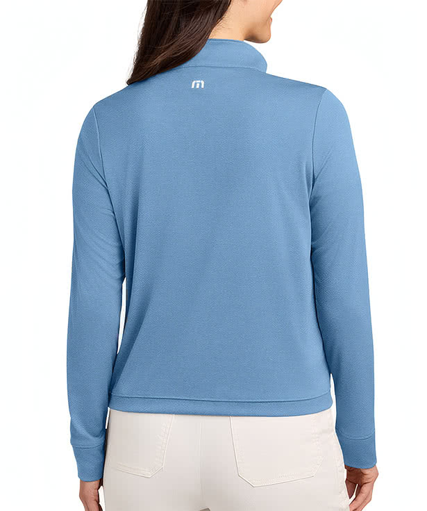 TravisMathew Women’s Coto Performance Half Zip Shirt - Printed
