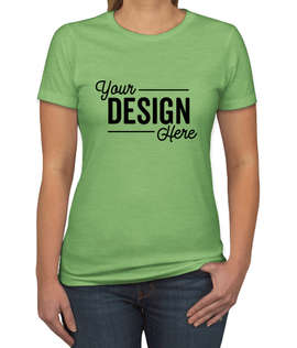 Next Level Women's Slim Fit Jersey Blend T-shirt - Color: Apple Green