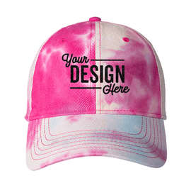 Sportsman Tie-Dye Baseball Hat - Color: Raspberry Mist