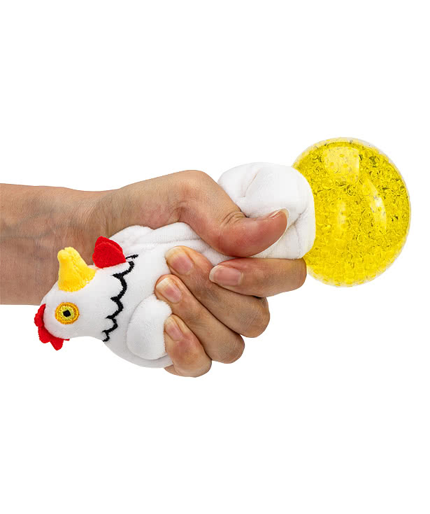 Stress Busters Chicken Plush Gel Stress Reliever