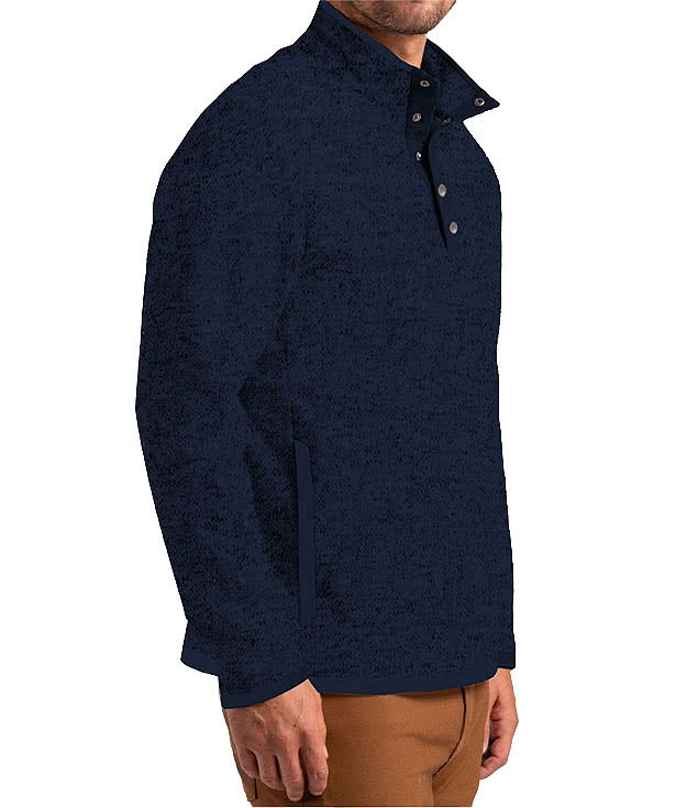 Fossa Apparel Casa Sweater Fleece Snap Pullover