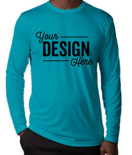 Sport-Tek Competitor Long Sleeve Performance Shirt - Color: Atomic Blue