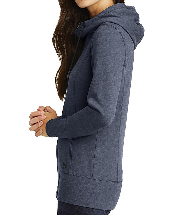 Custom New Era Women s Tri Blend Zip Hoodie Design Women s