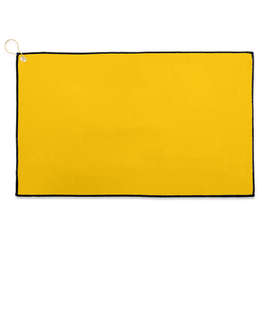 Full Color Epicolor Microfiber Waffle Golf Towel - Color: Athletic Gold