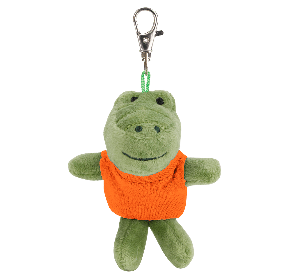 Full Color Wild Bunch 4" Gator Plush Animal Keychain-default