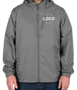 Elevate Darien Packable Lightweight Hooded Full-Zip Windbreaker