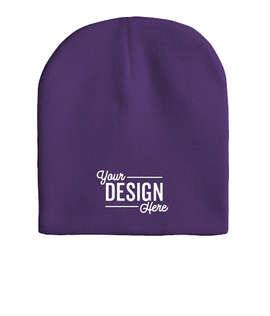 Sportsman Acrylic Knit Beanie - Color: Purple
