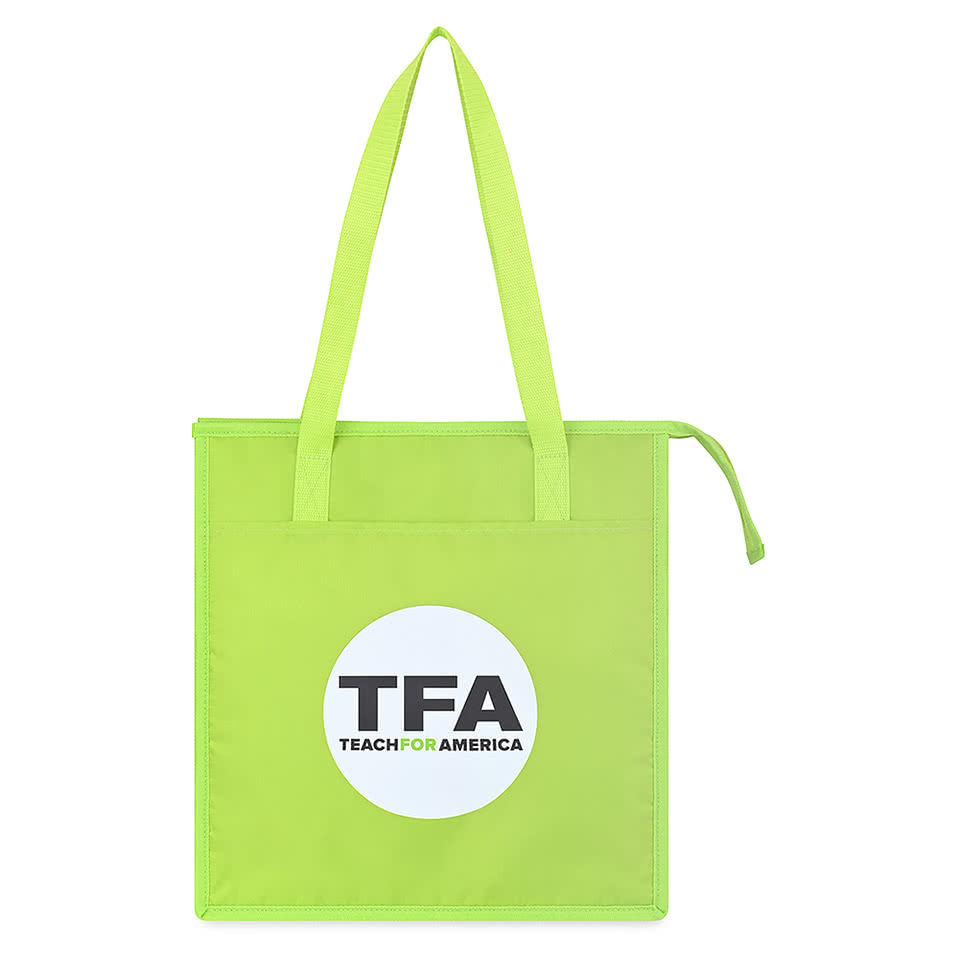Arlo Recycled Insulated Grocery Shopper Tote Bag